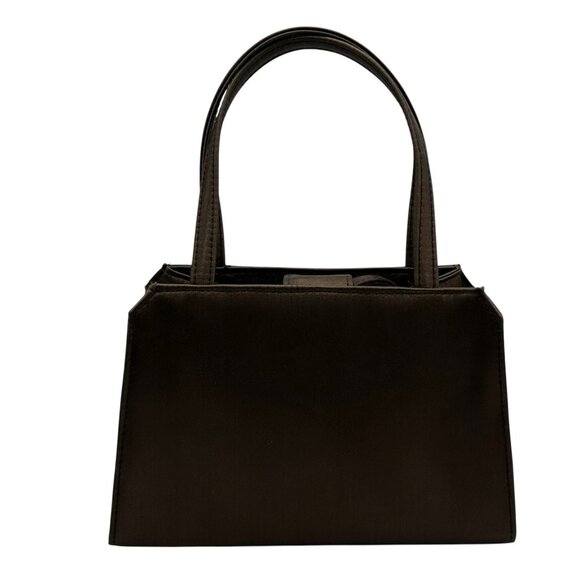 Frankie & Johnnie Brown Satin Handbag Shimmer Fall Wedding Cocktail Party - Picture 6 of 16